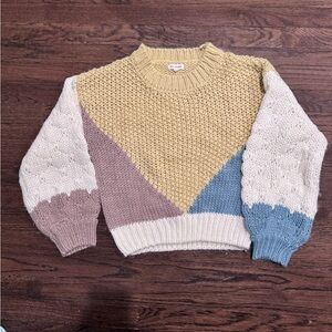 Blu Pepper Multicolor Knit Sweater